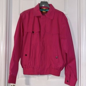 Vintage Wrangler Brushpopper Jacket, X-Large, Fuchsia, hot pink